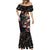 Peacock Bass Fishing Mermaid Dress Waves Art
