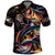 Peacock Bass Fishing Polo Shirt Waves Art