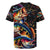 Peacock Bass Fishing Rugby Jersey Waves Art
