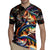 Peacock Bass Fishing Rugby Jersey Waves Art