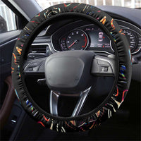 Peacock Bass Fishing Steering Wheel Cover Waves Art