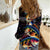 Peacock Bass Fishing Women Casual Shirt Waves Art
