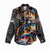 Peacock Bass Fishing Women Casual Shirt Waves Art