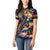 Peacock Bass Fishing Women Polo Shirt Waves Art
