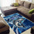 Striped Bass Fishing Area Rug Ocean Waves