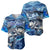 Striped Bass Fishing Baseball Jersey Ocean Waves