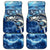 Striped Bass Fishing Car Mats Ocean Waves