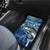 Striped Bass Fishing Car Mats Ocean Waves