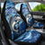 Striped Bass Fishing Car Seat Cover Ocean Waves