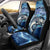 Striped Bass Fishing Car Seat Cover Ocean Waves