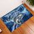 Striped Bass Fishing Rubber Doormat Ocean Waves