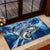 Striped Bass Fishing Rubber Doormat Ocean Waves