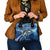 Striped Bass Fishing Shoulder Handbag Ocean Waves