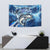 Striped Bass Fishing Tapestry Ocean Waves