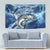 Striped Bass Fishing Tapestry Ocean Waves