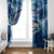 Striped Bass Fishing Window Curtain Ocean Waves