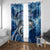 Striped Bass Fishing Window Curtain Ocean Waves