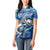 Striped Bass Fishing Women Polo Shirt Ocean Waves