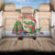 Crocodile Snappy Christmas Back Car Seat Cover Cute Alligator Holiday Tree Cartoon Design - Wonder Print Shop