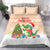 Crocodile Snappy Christmas Bedding Set Cute Alligator Holiday Tree Cartoon Design - Wonder Print Shop