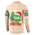 Crocodile Snappy Christmas Button Sweatshirt Cute Alligator Holiday Tree Cartoon Design - Wonder Print Shop
