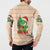 Crocodile Snappy Christmas Button Sweatshirt Cute Alligator Holiday Tree Cartoon Design - Wonder Print Shop