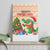 Crocodile Snappy Christmas Canvas Wall Art Cute Alligator Holiday Tree Cartoon Design - Wonder Print Shop