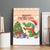Crocodile Snappy Christmas Canvas Wall Art Cute Alligator Holiday Tree Cartoon Design - Wonder Print Shop