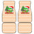 Crocodile Snappy Christmas Car Mats Cute Alligator Holiday Tree Cartoon Design - Wonder Print Shop