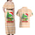 Crocodile Snappy Christmas Couples Matching Off Shoulder Maxi Dress and Hawaiian Shirt Cute Alligator Holiday Tree Cartoon Design - Wonder Print Shop