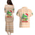 Crocodile Snappy Christmas Couples Matching Puletasi and Hawaiian Shirt Cute Alligator Holiday Tree Cartoon Design - Wonder Print Shop