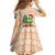 Crocodile Snappy Christmas Family Matching Long Sleeve Bodycon Dress and Hawaiian Shirt Cute Alligator Holiday Tree Cartoon Design - Wonder Print Shop