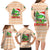 Crocodile Snappy Christmas Family Matching Long Sleeve Bodycon Dress and Hawaiian Shirt Cute Alligator Holiday Tree Cartoon Design - Wonder Print Shop