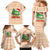 Crocodile Snappy Christmas Family Matching Mermaid Dress and Hawaiian Shirt Cute Alligator Holiday Tree Cartoon Design - Wonder Print Shop