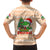 Crocodile Snappy Christmas Family Matching Off The Shoulder Long Sleeve Dress and Hawaiian Shirt Cute Alligator Holiday Tree Cartoon Design - Wonder Print Shop