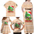Crocodile Snappy Christmas Family Matching Off Shoulder Maxi Dress and Hawaiian Shirt Cute Alligator Holiday Tree Cartoon Design - Wonder Print Shop