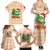Crocodile Snappy Christmas Family Matching Summer Maxi Dress and Hawaiian Shirt Cute Alligator Holiday Tree Cartoon Design - Wonder Print Shop