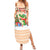 Crocodile Snappy Christmas Family Matching Summer Maxi Dress and Hawaiian Shirt Cute Alligator Holiday Tree Cartoon Design - Wonder Print Shop