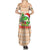 Crocodile Snappy Christmas Family Matching Summer Maxi Dress and Hawaiian Shirt Cute Alligator Holiday Tree Cartoon Design - Wonder Print Shop