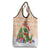 Crocodile Snappy Christmas Grocery Bag Cute Alligator Holiday Tree Cartoon Design - Wonder Print Shop