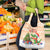 Crocodile Snappy Christmas Grocery Bag Cute Alligator Holiday Tree Cartoon Design - Wonder Print Shop