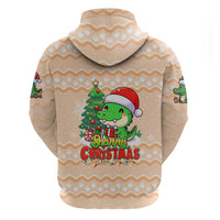 Crocodile Snappy Christmas Hoodie Cute Alligator Holiday Tree Cartoon Design - Wonder Print Shop