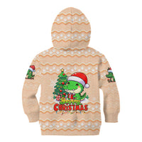 Crocodile Snappy Christmas Kid Hoodie Cute Alligator Holiday Tree Cartoon Design - Wonder Print Shop