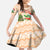 Crocodile Snappy Christmas Kid Short Sleeve Dress Cute Alligator Holiday Tree Cartoon Design - Wonder Print Shop