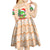 Crocodile Snappy Christmas Kid Short Sleeve Dress Cute Alligator Holiday Tree Cartoon Design - Wonder Print Shop