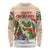 Crocodile Snappy Christmas Long Sleeve Shirt Cute Alligator Holiday Tree Cartoon Design - Wonder Print Shop