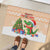 Crocodile Snappy Christmas Rubber Doormat Cute Alligator Holiday Tree Cartoon Design - Wonder Print Shop