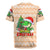 Crocodile Snappy Christmas Rugby Jersey Cute Alligator Holiday Tree Cartoon Design - Wonder Print Shop