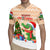 Crocodile Snappy Christmas Rugby Jersey Cute Alligator Holiday Tree Cartoon Design - Wonder Print Shop