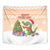 Crocodile Snappy Christmas Tapestry Cute Alligator Holiday Tree Cartoon Design - Wonder Print Shop